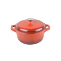 casserole profonde revêtement en émail cocotte en fonte